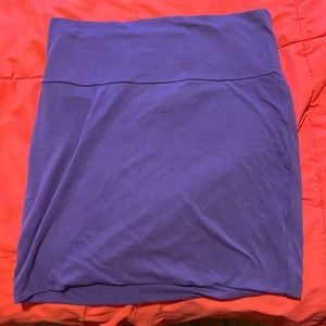 Purple mini skirt
